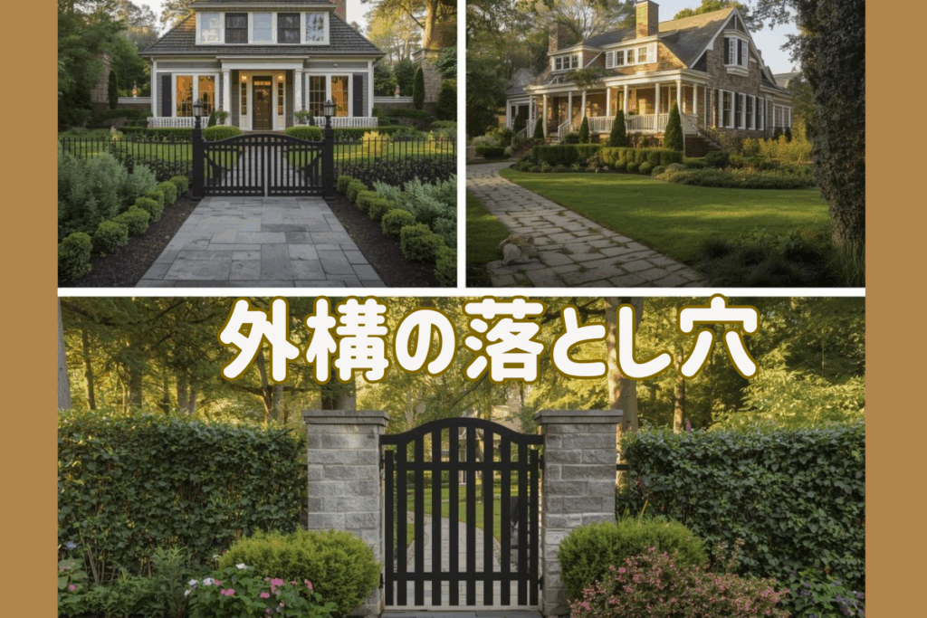 現在の画像に代替テキストがありません。ファイル名: 外構の落とし穴.png